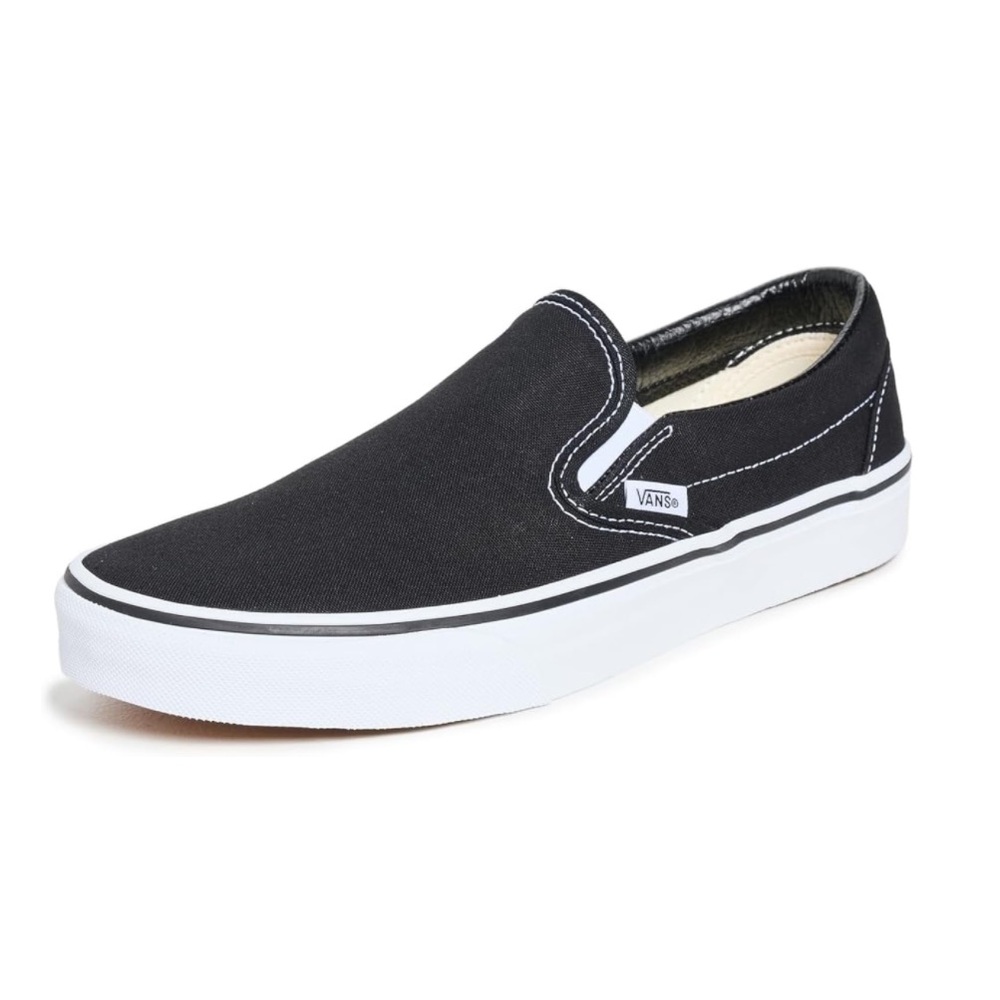 Vans unisex Black Slip-On Sneakers size 8 men 6.5
Clean excellent condition